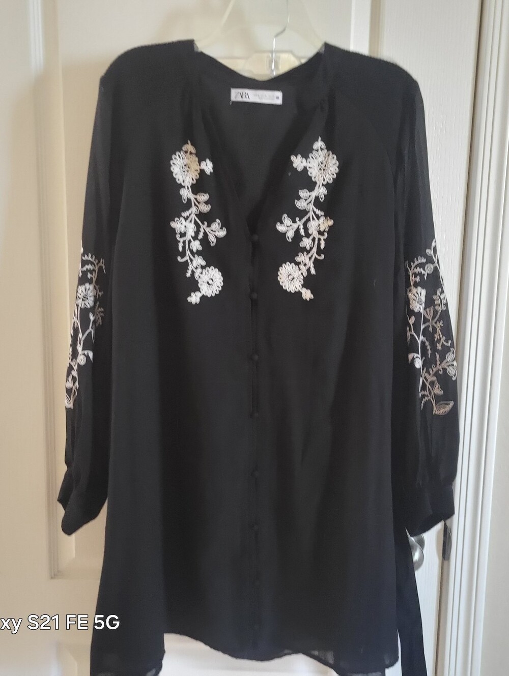 Zara Black Top - Classic Black